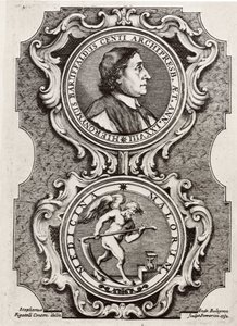 Portrett av Girolamo Baruffaldi av Andrea Bolzoni